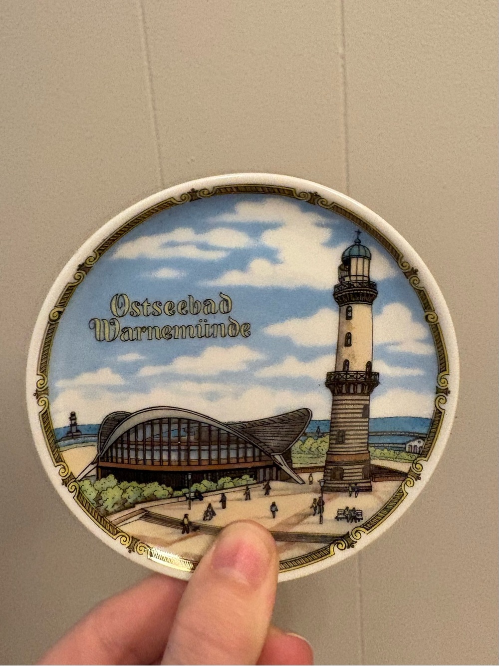 Butter Pat Size Trinket Dish German